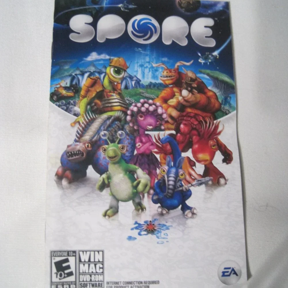 Spore (Windows/Mac, 2008) DVD-ROM Computer Video Game (EA) (Maxie) (rated E 10+)